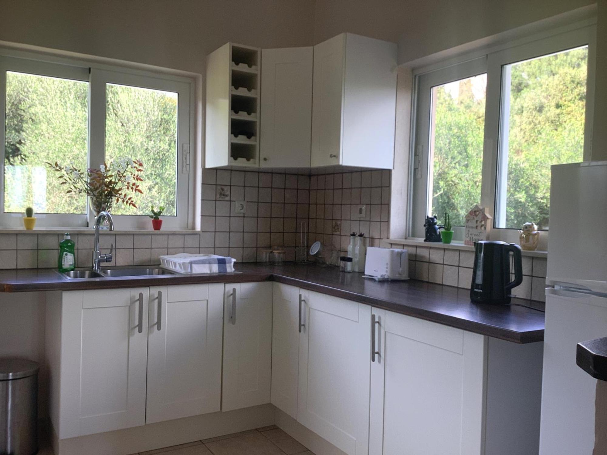 Villa Sunrise Apartment Gouvia Bagian luar foto